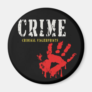 crimineel-criminele vingerafdrukken Magneet