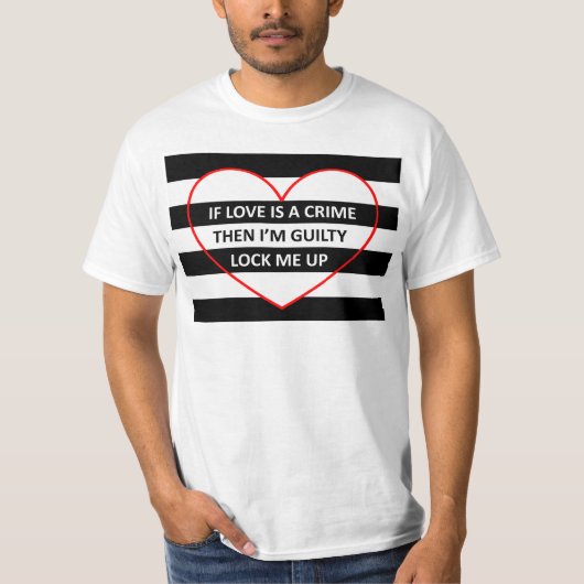 Crimineel ongezond voor u t-shirt (Voorkant)