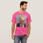Crimineel President Mugshot T-shirt (Voorkant volledig)