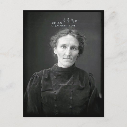  crimineel zwart-wit foto Foto Briefkaart (Voorkant)