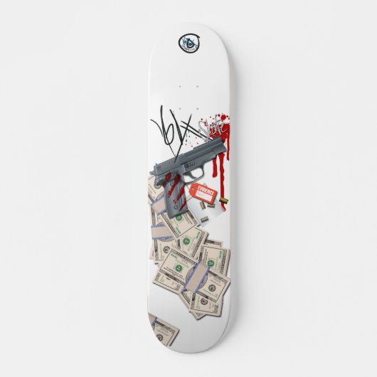criminele bedoeling skateboard (Voorkant)