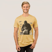 Criminele Bigfoot Tri-Blend Shirt (Voorkant volledig)