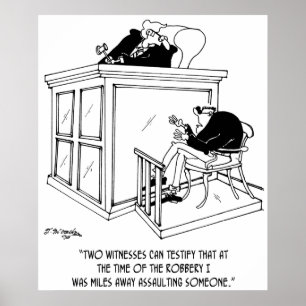 Criminele Cartoon 5495 Poster