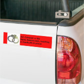 Criminele-o-itis Bumpersticker (Op Truck)