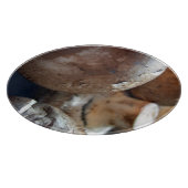 Crimini champignons snijplank (Hoek)