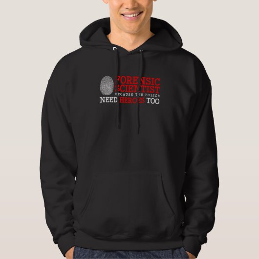 Criminology Forensics Coroner and  Forensic Scienc Hoodie (Voorkant)