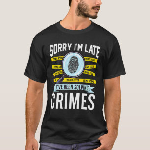 Criminoloog Criminologie True Crime-fan T-shirt