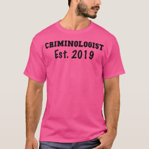 Criminoloog geeft criminologie Shirt Criminologie
