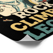 Crimp King Rock Climbing Legends Boulder Poster (Hoek)
