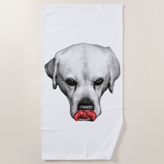 Crimson-aanwezigheid Strandlaken (Voorkant)