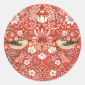 Crimson aardbei dief Stickers (Voorkant)