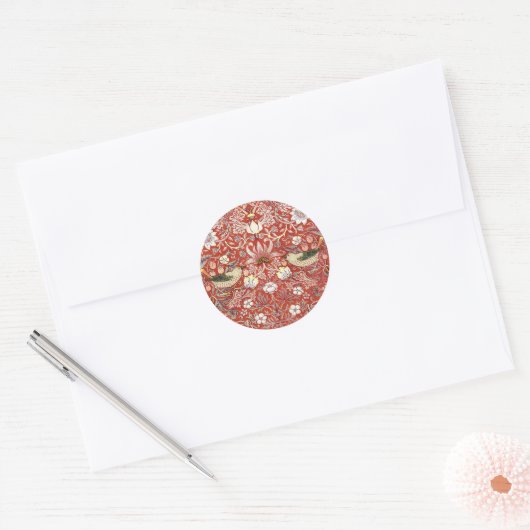 Crimson aardbei dief Stickers (Envelop)