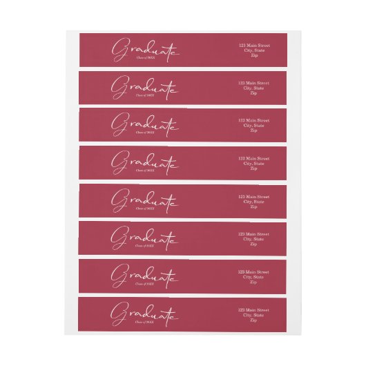 Crimson Afstuderen (Vel)