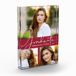 Crimson Afstuderen Collage Fotoblokken