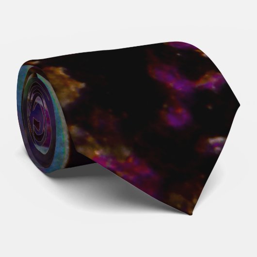 Crimson Anemone Stropdas (Opgerold)