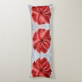 Crimson Azalea Lichaamskussen (Achterkant (Verticaal))