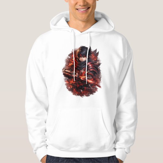 Crimson Blade Samurai Hoodie (Voorkant)