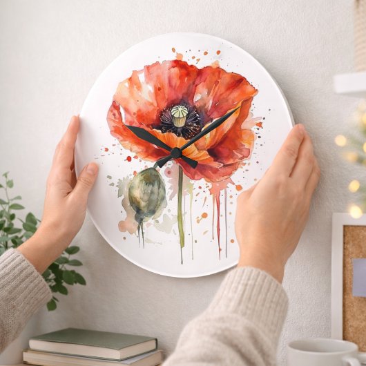 Crimson Bloom Grote Klok