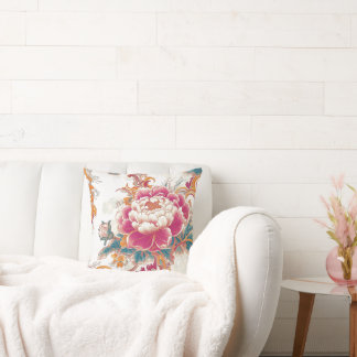Crimson Bloom Kussen