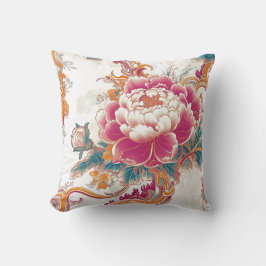 Crimson Bloom Kussen