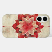 Crimson Bloom Mandala Case-Mate iPhone Case (Achterkant (horizontaal))