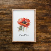 Crimson Bloom, op maat gemaakt Perfect Poster