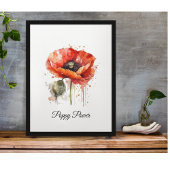 Crimson Bloom, op maat gemaakt Perfect Poster