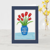 Crimson Blooms Patroonaart Kaart (Gele Bloem)
