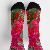 Crimson Blossoms: Dans van de rode bougainvilleas Sokken (Top)