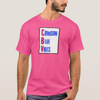 Crimson Blue Vibes T-shirt