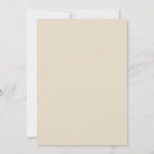 Crimson Botanical Rustic Wedding Kaart (Achterkant)