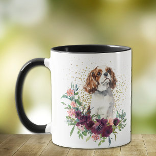 Crimson Bouquet Cavalier King Charles Spaniel Mok