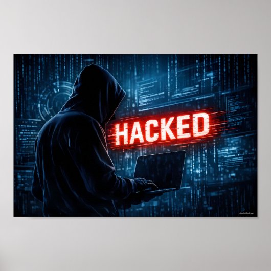 Crimson Breach in Midnight Silence Poster (Voorkant)