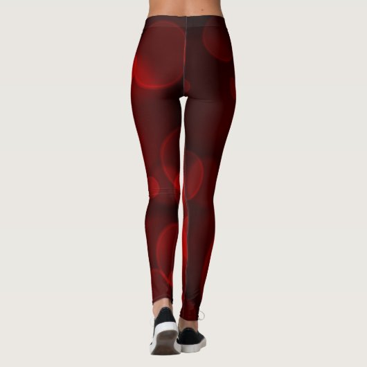 Crimson Bubbles Leggings (Achterkant)