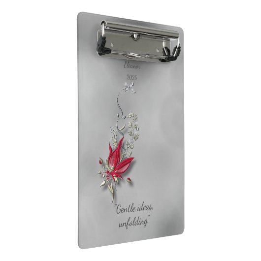 	Crimson Butterfly Bloom mini clipboard  Mini Klembord (Schuin)
