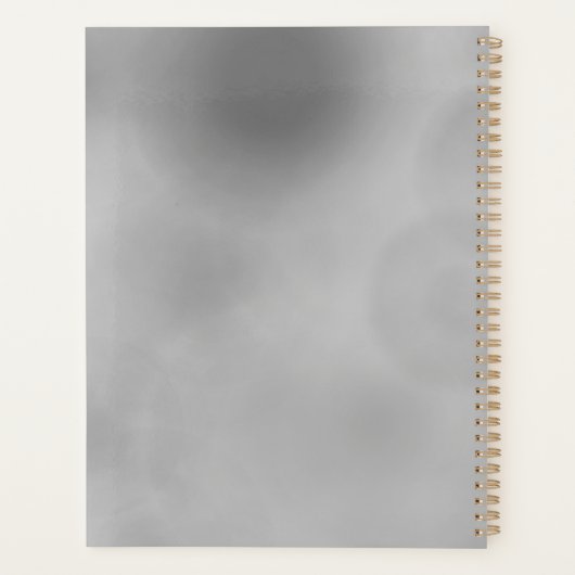 	Crimson Butterfly Bloom Spiral notebook  Planner (Achterkant)