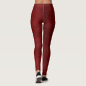 Crimson Canvas Leggings (Achterkant)