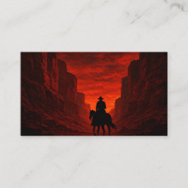 Crimson Canyon Adventure Invitation  Informatiekaartje