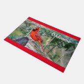 Crimson Cardinaal Decoratief Deurmat (Schuin)