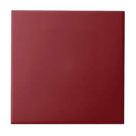 Crimson Carmine Red Square Kitchen en Bathroom Tegeltje