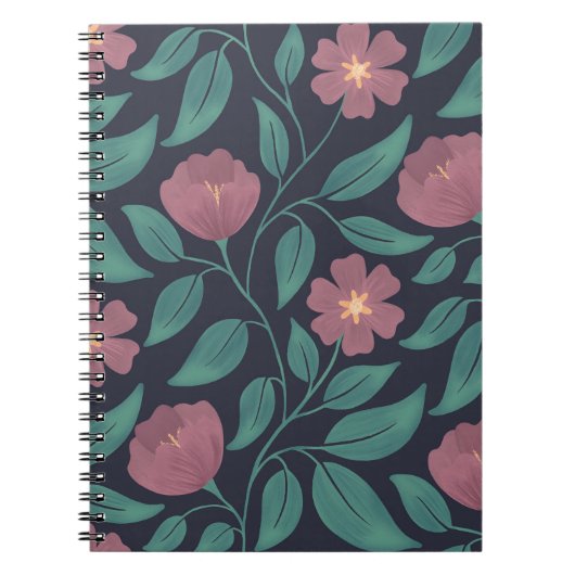 Crimson Cascade (op grote schaal) Notitieboek (Voorkant)