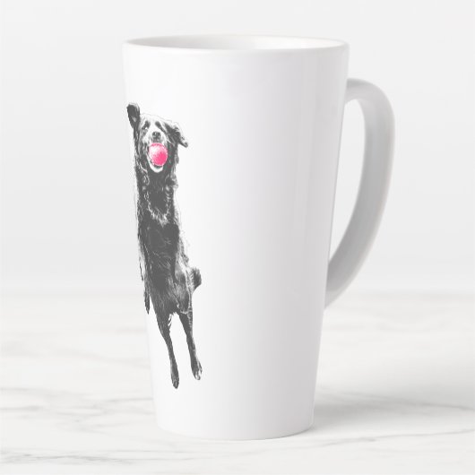 Crimson catch in flight latte mok (Rechterhoek)