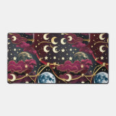 Crimson Celestial Moon for Astrology Lovers Bureaumat (Voorkant)
