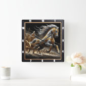 Crimson Chariot: Shadow's Fury Vierkante Klok (Huis)