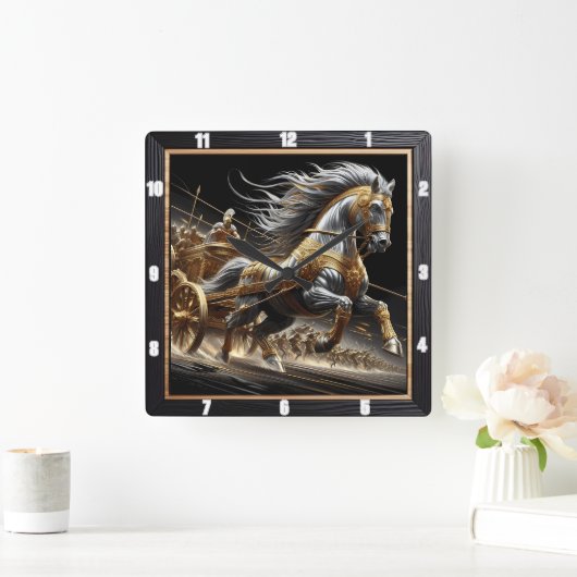 Crimson Chariot: Shadow's Fury Vierkante Klok (Huis)