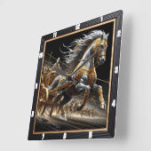 Crimson Chariot: Shadow's Fury Vierkante Klok (Hoek)