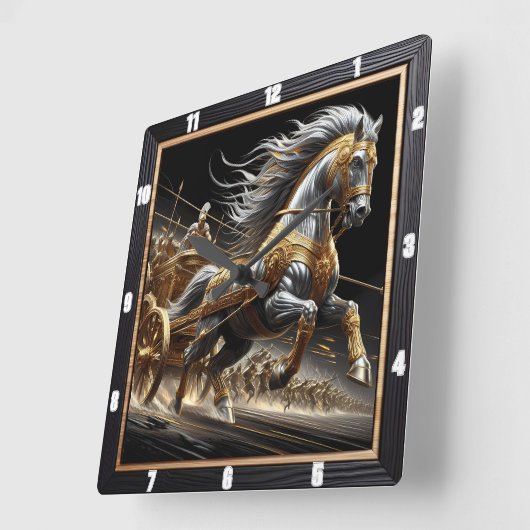 Crimson Chariot: Shadow's Fury Vierkante Klok (Hoek)