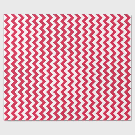 Crimson Chevron Cadeaupapier (Vlak)