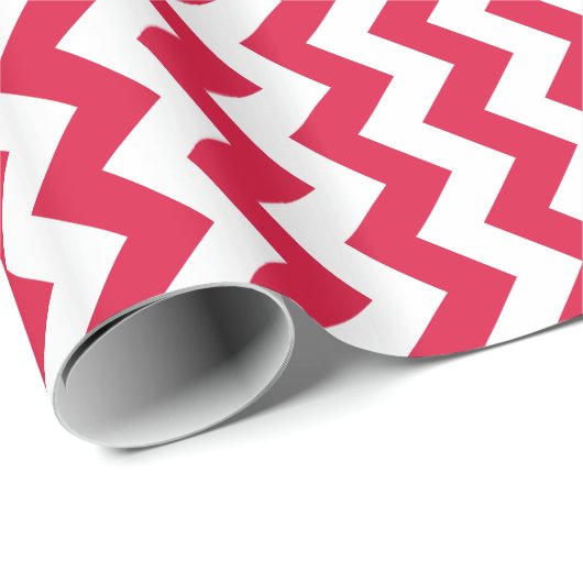 Crimson Chevron Cadeaupapier (Rol Hoek)