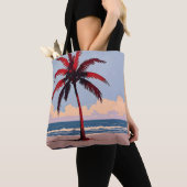 Crimson Coastline Tote Bag (Dichtbij)